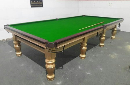 12 foot snooker billiard table for sale with all standard wood