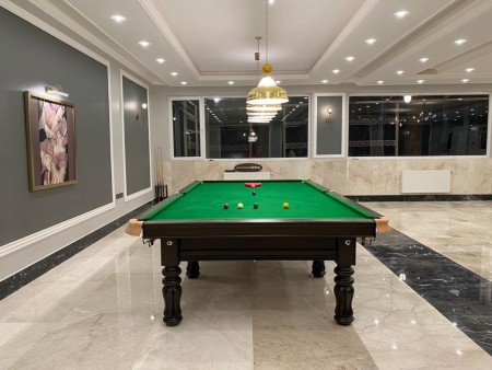 12 foot snooker billiard table for sale with all standard wood