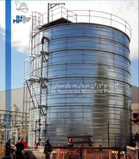 Building a prefabricated tank