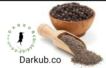 Sale of powdered spices: turmeric powder, black pepper powder, sumac powder