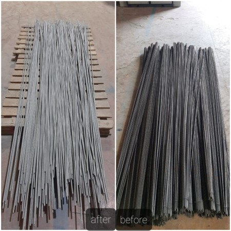 خدمات پوشش داکرومات وشات بلاست به همراه تست ریپورت