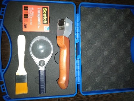 Cross cutter - cross cut - adhesion test