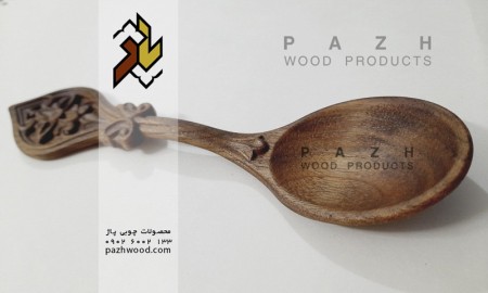 قاشق چوبی منبت