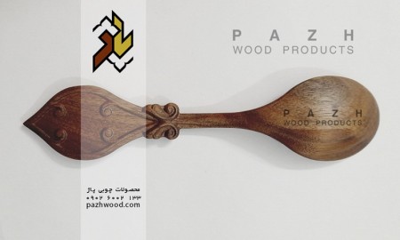 قاشق چوبی منبت