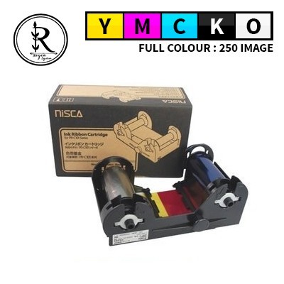 Ribbon Printer Printing Niska Card