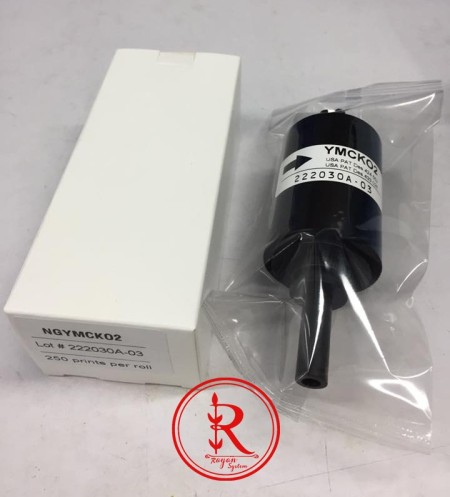 Ribbon Printer Printing Niska Card