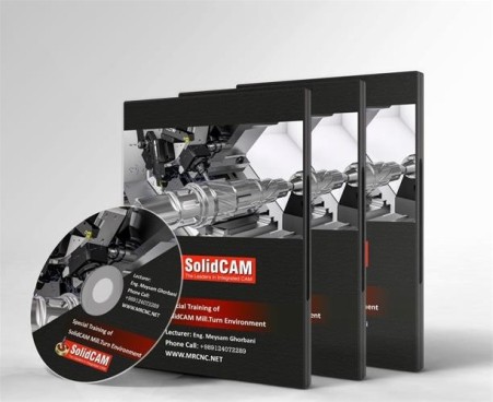 پکیج آموزش سالیدکم - محور C و ابزار زنده