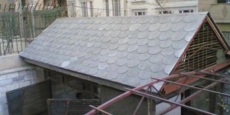 ساخت‌ و‌ اجرای سقف آردواز