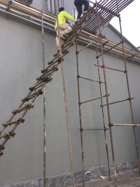 Metal scaffolding scaffolding / scaffolding design / installation of scaffolding with project pipes