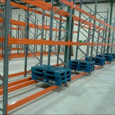 Pharmaceutical warehouse shelving