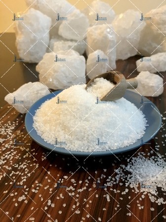 Recrystallized table salt
