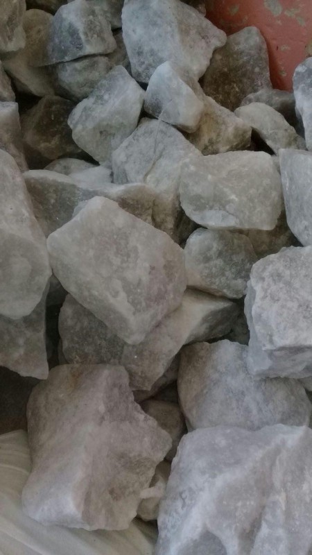 Rock salt to harden water and resin regeneration salt