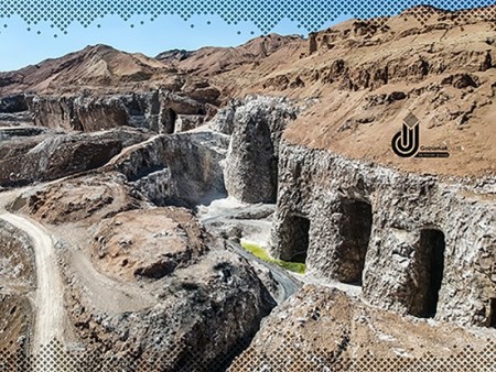 The largest salt mine in the Middle East