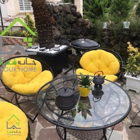 Garden table and chairs and terrace model Mehtab