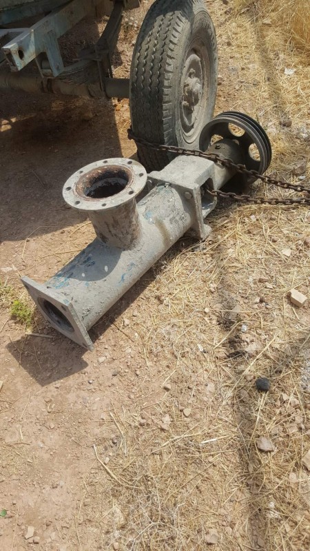 Concrete foam pump and mono pump. Pump stator rotor and rubber