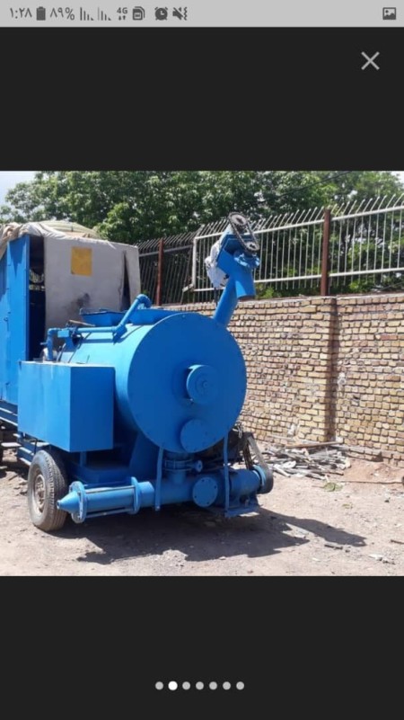 Concrete foam pump and mono pump. Pump stator rotor and rubber