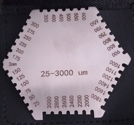 ضخامت سنج فیلم تر- ضخامت سنج شانه ای رنگ