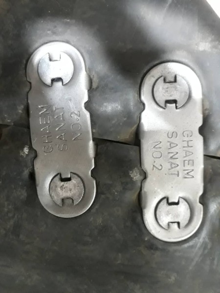 Conveyor rubber clamp