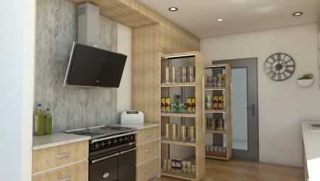 پکیج طراحی جامع آشپزخانه با برنامه 3بعدی اسکچاپ