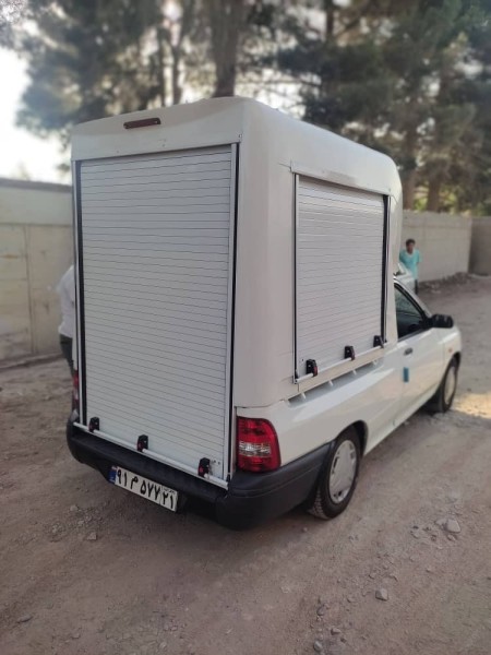 کابین فایبرگلاس مزدا پراید مسقف اریسان