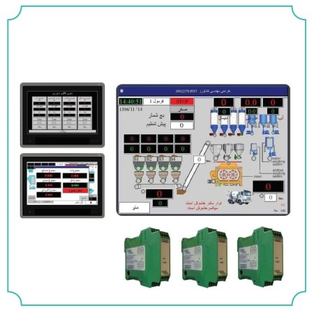 Automation, PLC and electrical panel of weighing systems