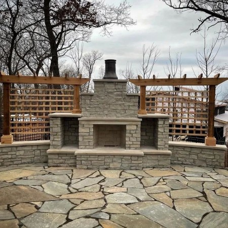 بازسازی نوسازی توسعه برای ساخت حیاط سازی نماها دیوار