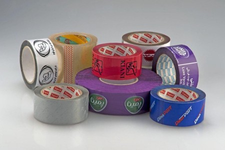 Wide adhesive tape - cardboard adhesive - adhesive printing