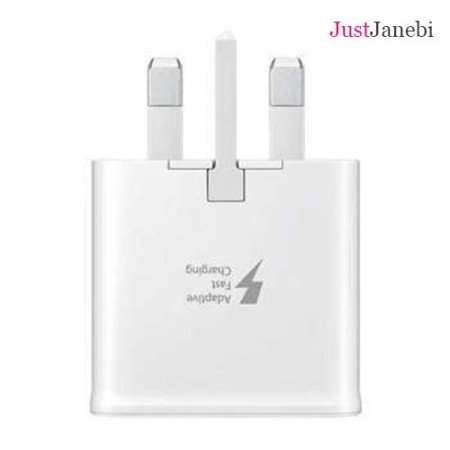 Various types of mobile phone and tablet chargers on the side