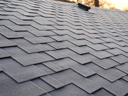 Sloped roof shingle