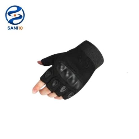 Half claw leather gloves