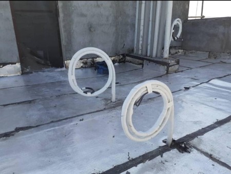 Implementation of gas cooler copper pipe in construction work