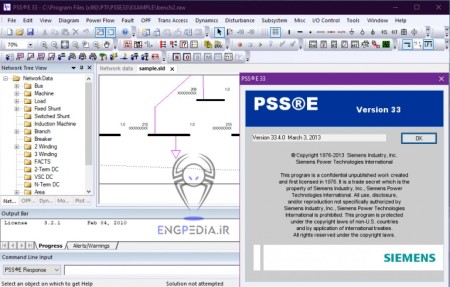 Training and project implementation with SIEMENSE PSS/E 33.4 software and download PSS/E 33.4 for fr ...