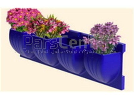 Plastic wall vase and flower box