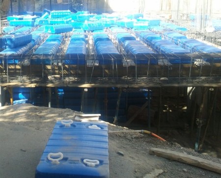 Plastic ceiling block