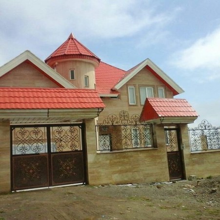 اجرای پوشش شیروانی ویلا وآردواز