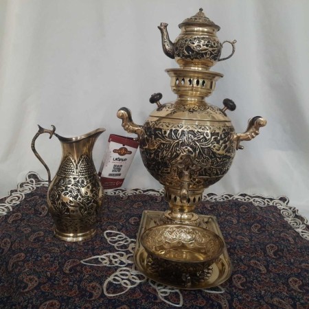 Production of charcoal samovar, Gol and Murg, Lily and Majnoon, Phoenix, Mashhad