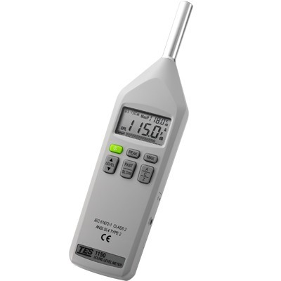 Digital sound meter model TES-1150 made by TES Taiwan company