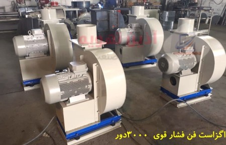 High pressure exhaust fan