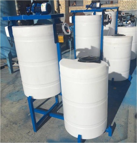 Chlorine injection package, chlorination package, chlorinator, hypochlorinator