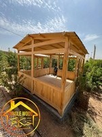 کلبه و آلاچیق های جنگل چوب