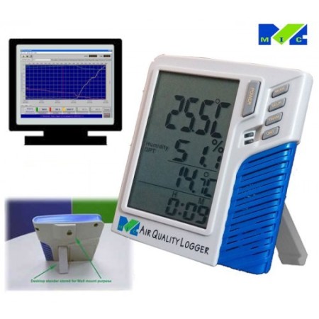 Temperature and humidity data logger, temperature thermograph, model, MIC-98586J