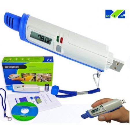 USB temperature data logger model 98581 made by MIC company in Taiwan