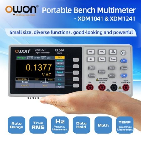 Cheap desktop multimeter model XDM1041 made by OWON company