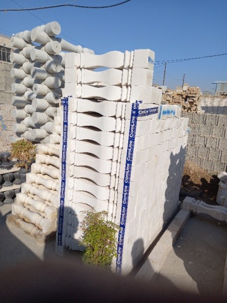 صراحی سنگی نرده سنگی