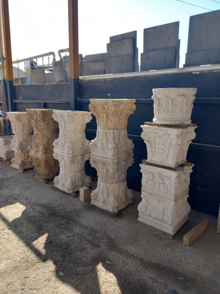 صراحی سنگی نرده سنگی