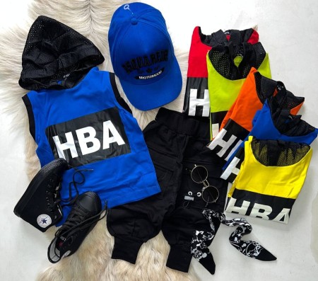 HBA shorts top blue color ???????????? suitable for 18 months to 16 years