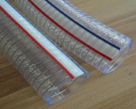 Production of transparent spring water fountain hose