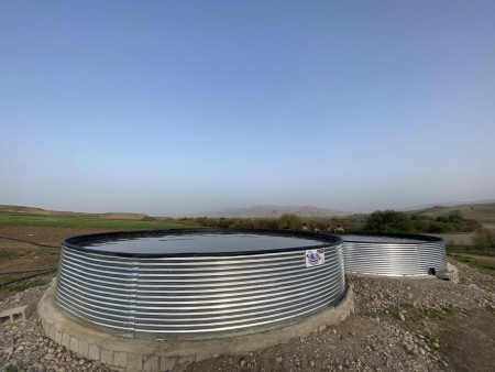 Prefab fish breeding pond