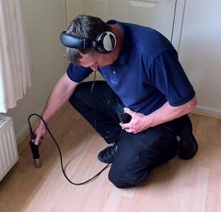 Pipe burst detection with a device in Tehran