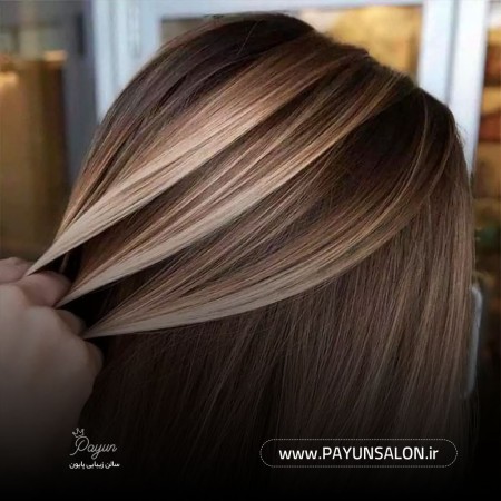 خدمات رنگ و دکلره مو در سالن زیبایی پایون بیوتی